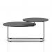 Solstice Coffee Table Black Top Black Frame SOL00001