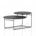 Solstice Coffee Table Black Top Black Frame SOL00001