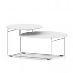 Solstice Coffee Table White Top White Frame SOL00004