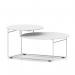 Solstice Coffee Table White Top White Frame SOL00004