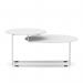 Solstice Coffee Table White Top White Frame SOL00004