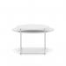 Solstice Coffee Table White Top White Frame SOL00004