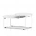 Solstice Coffee Table White Top White Frame SOL00004