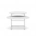 Solstice Coffee Table White Top White Frame SOL00004