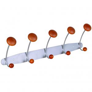 Image of Space Saver 5 Hook Coat Rail SS0005