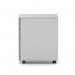 Base Mobile Steel Pedestal 3 Drawer Silver ST000002