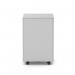 Base Mobile Steel Pedestal 3 Drawer Silver ST000002