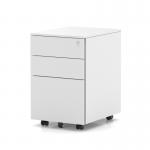 Base Mobile Steel Pedestal 3 Drawer White ST000003