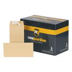 New Guardian Envelopes Heavyweight Pocket Peel & Seal 130gsm DL 220x110mm Manilla Ref E26503 [Pack 500] E26503