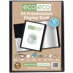 A5 50% Recycled 40 Pocket Presentation Display Book (Pack of 12) eco002