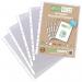 A4 100% Recycled Bag 100 Multi Punched Pockets eco010