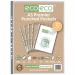 A3 100% Recycled Bag 10 Premier Portrait Multi Punched Pockets eco013