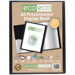 A5 50% Recycled 60 Pocket Presentation Display Book (Pack of 12) eco019