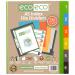 A5 50% Recycled Set 6 Wide Index File Dividers  eco025