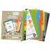 A5 50% Recycled Set 6 Wide Index File Dividers  eco025