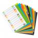 A4 50% Recycled Set 12 Wide Index File Dividers  eco029