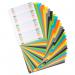 A4 50% Recycled Set 24 A-Z Index File Dividers  eco030