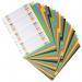 A4 50% Recycled Set 24 A-Z Wide Index File Dividers  eco031