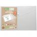 Pack 5 A3 95% Recycled Clear Press Stud Wallets eco034