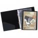 A5 95% Recycled 2-O Ring Binder with 12 Punched Pockets eco045