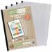 A4 50% Recycled Pack 5 Easy Slide Files eco051