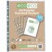 A4 100% Recycled Bag 100 Premier Multi Punched Pockets eco057