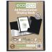 A4 50% Recycled 100 Pocket Presentation Display Book & Box (Pack of 6) eco067