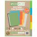 A4 50% Recycled Set 5 Index File Dividers  eco071