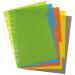 A4 50% Recycled Set 5 Index File Dividers  eco071
