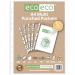 A4 100% Recycled Bag 50 Multi Punched Pockets eco076