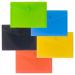 Pack 5 A7 50% Recycled Colour Press Stud Wallets eco077