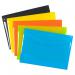Pack 5 A6 50% Recycled Colour Press Stud Wallets eco078