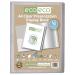 A4 50% Recycled Clear 40 Pocket Presentation Display Book (Pack of 12) eco098