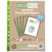 A4 100% Recycled Bag 100 65 Micron Multi Punched Pockets (Pack of 10) eco113