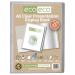 A5 50% Recycled Clear 20 Pocket Presentation Display Book (Pack of 12) eco127