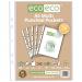 A5 100% Recycled Bag 50 Multi Punched Pockets (Pack of 20) eco132