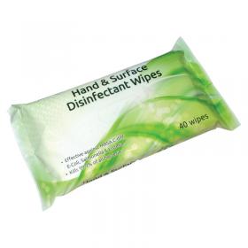 Ecotech Surface Disinfectant Wipes 40 Sheets Pack of 16 FPHSD40 ECO24130