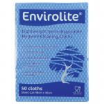 Envirolite Lightweight 480x360mm Blue All Purpose Cloths (Pack of 50) ELF500 ECO24276