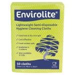 Envirolite Lightweight 480x360mm Yellow All Purpose Cloths (Pack of 50) ELF500 ECO24279