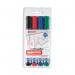 Edding 360 Drywipe Marker Assorted (Pack of 4) 3318999 ED02285