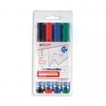Edding 360 Drywipe Marker Assorted (Pack of 4) 3318999 ED02285