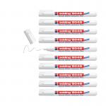 Edding 8046 Ready White Industry Pen Folding Box (Pack of 10) 4-8046049 ED06109