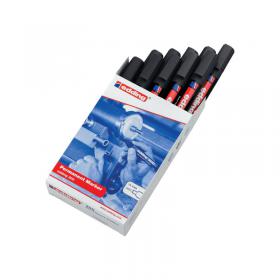 Edding 300 Permanent Bullet Tip Marker Black (Pack of 10) 300-001 ED06285