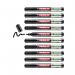 Edding E-50 Water-Based Paint Marker Medium Black (Pack of 10) 4-50-00110 ED07245