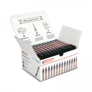 Edding Boardmarker 363 Whiteboard Markers Black Pack of 50 4-CP47