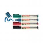 Edding 29 EcoLine Whiteboard Marker Assorted (Pack of 4) 4-29-4 ED91843