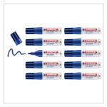 edding 0.5 Mini Permanent Marker Polybag of 10 Blue 4-05-10003