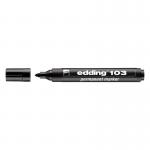 edding 103 Permanent Marker Black 4-103001
