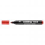 edding 103 Permanent Marker Red 4-103002