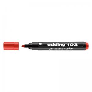 edding 103 Permanent Marker Red 4-103002